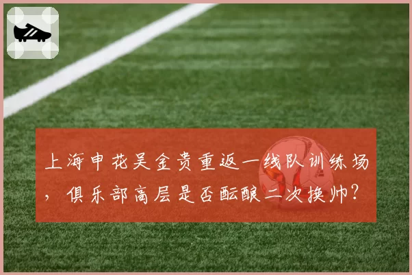 上海申花吴金贵重返一线队训练场,俱乐部高层是否酝酿二次换帅?