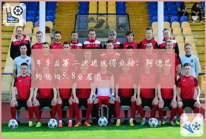 年季后赛二次进攻得分榜：阿德巴约场均5.8分居首